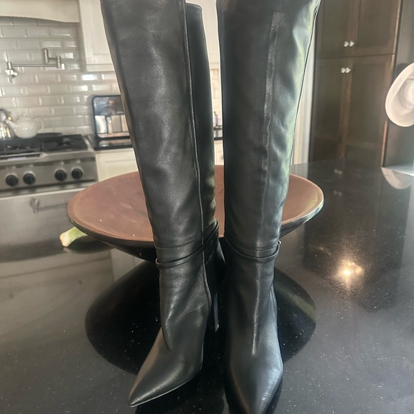 Reiss Black leather Boots - Picture 6 of 7